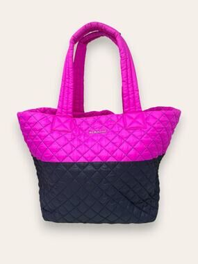 MZ Wallace Medium Metro Quilted Punch Dawn Shoulder Tote Bag